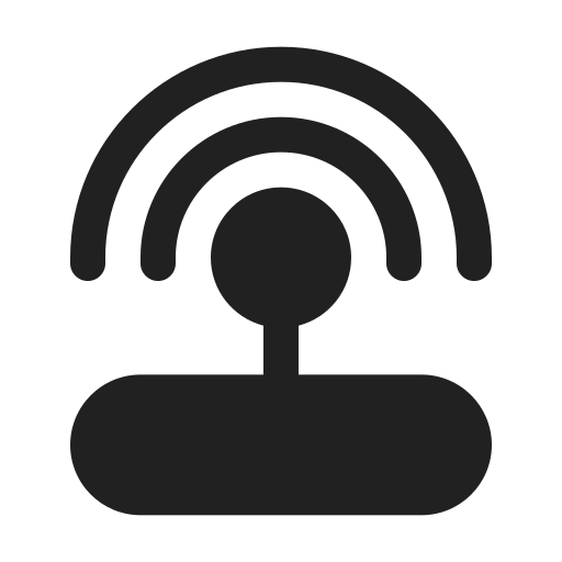 Ic, fluent, router, filled icon