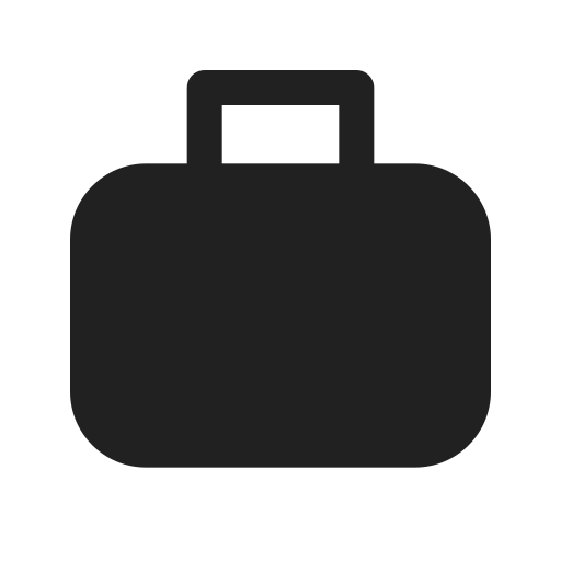 Ic, fluent, briefcase, filled icon