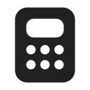 Ic,Fluent,Calculator,Filled