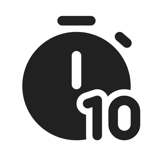 Ic, fluent, timer, filled icon