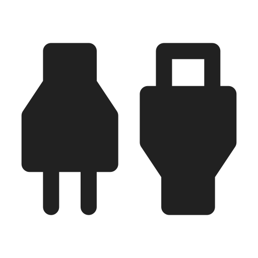 Ic, fluent, connector, filled icon