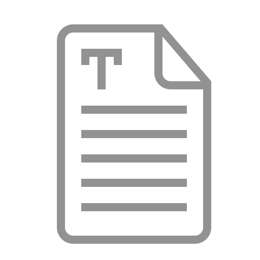 Text, document icon