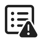 Ic,Fluent,Text,Bullet,List,Square,Warning,Regular