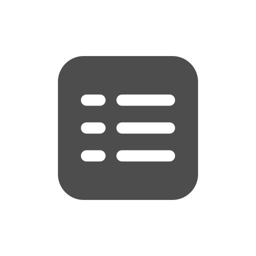Interface, list, menu, ui, ux icon