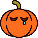 Emoji,Pumpkin,Scary,Halloween,Cry
