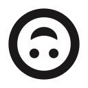 Grin,Silly,Thick lines,Upside down,Emoji,Emoticon,Emoticons