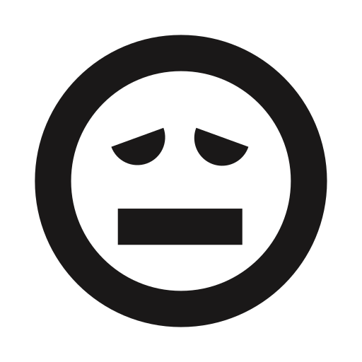 Ill, queasy, sick, thick lines, emoji, emojis, emoticon icon