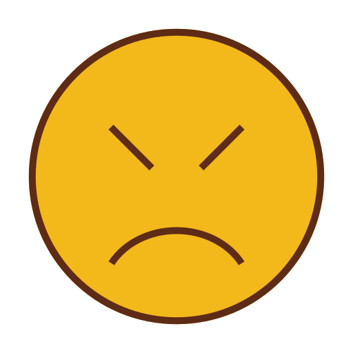 Emoji, emoticon, face, sad icon