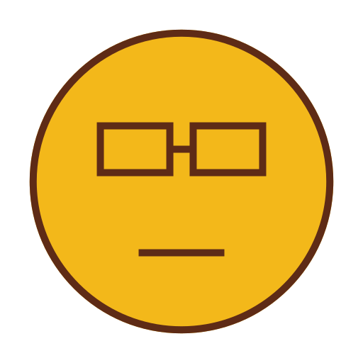 Emoji, emoticon, face, smart, smiley icon
