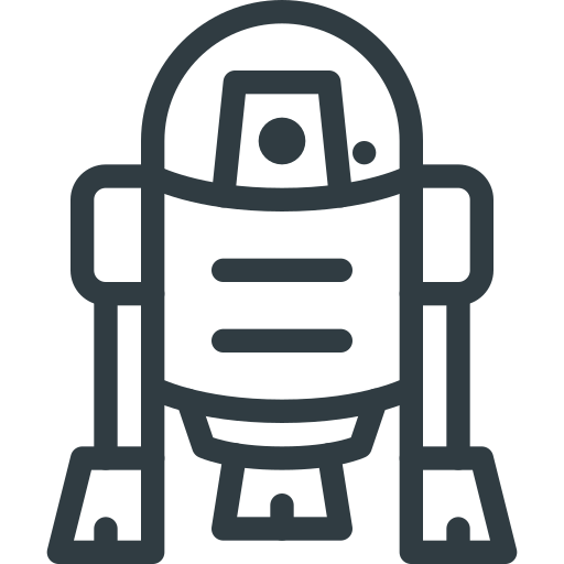 Droid, r2d2, robot, star, wars icon