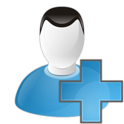 User, add, plus icon