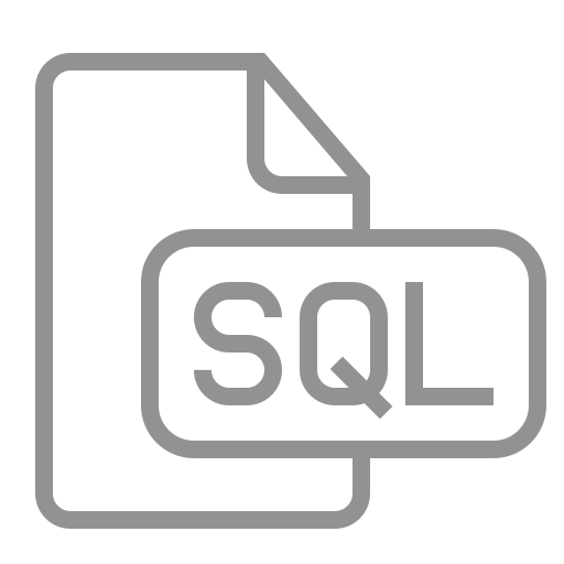 Document, sql, file icon