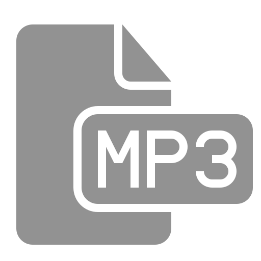 Document, file, mp3 icon