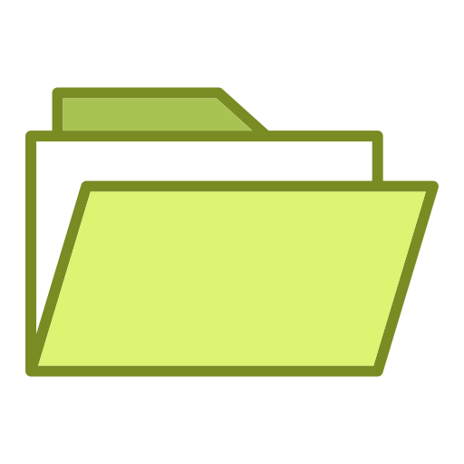 Document, equipment, folder, office icon