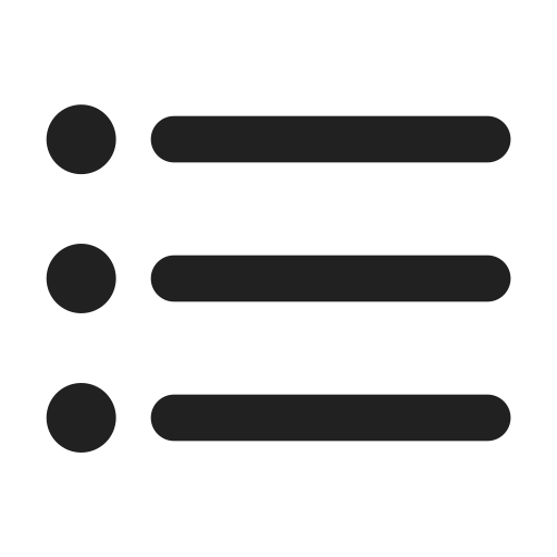Ic, fluent, text, bullet, list, ltr, filled icon