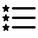 List,Stars ok 