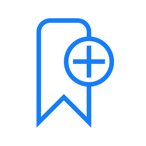 Add, bookmark icon