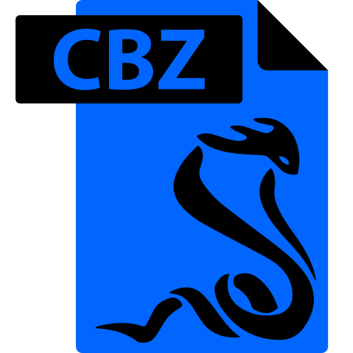 Cbz, comic book, file, format, sumatrapdf icon