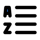 List,Alphabet