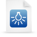 File, document, paper, blue icon