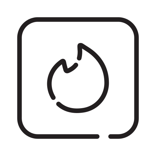 Chat, date, social media, tinder icon