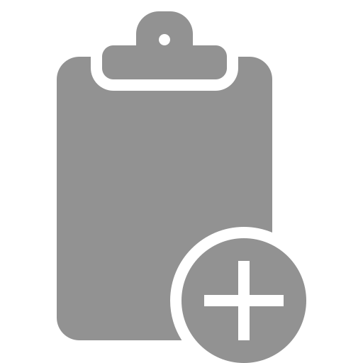 Add, clipboard icon