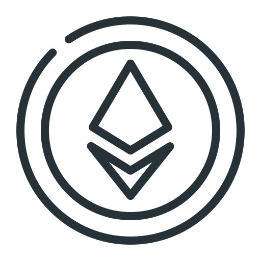 Coin, cryptocurrency, eth, ethereum icon
