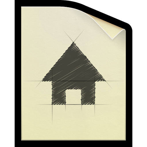 Document, file, plan, sketch icon