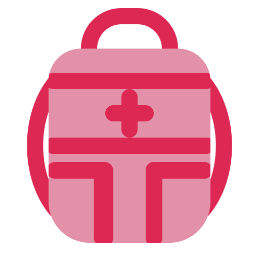 Bag, health, medical bag icon