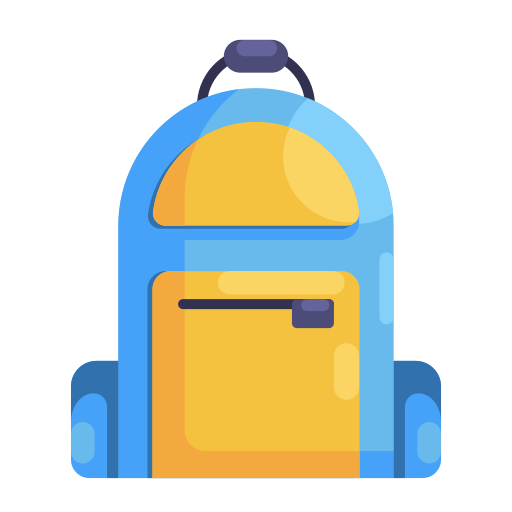 Back bag, bag, education, learning, school, school bag, shopping icon