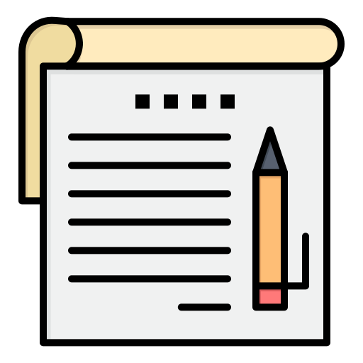 Education, note, notes, student icon