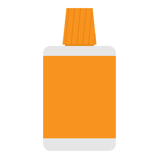 Correction, fluid, liquid paper, school icon