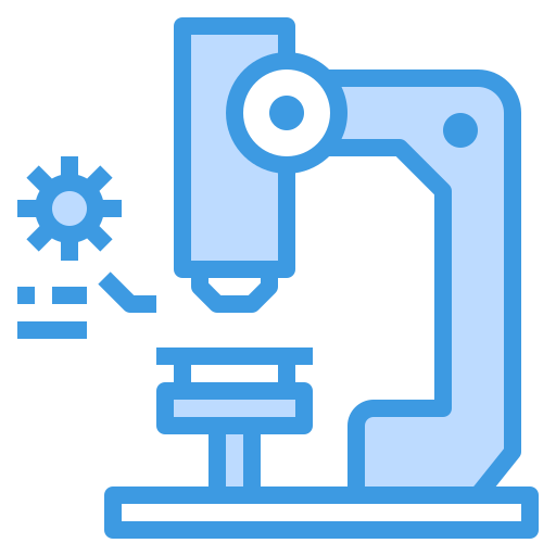 Chemistry, laboratory, microscope, scientific, test icon