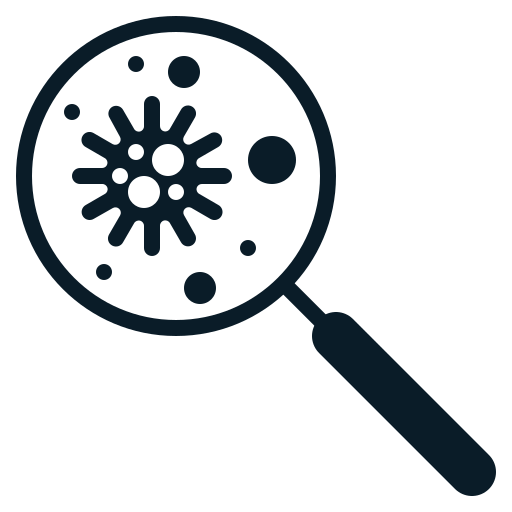 Coronavirus, covid19, detection, health, infection, laboratory icon
