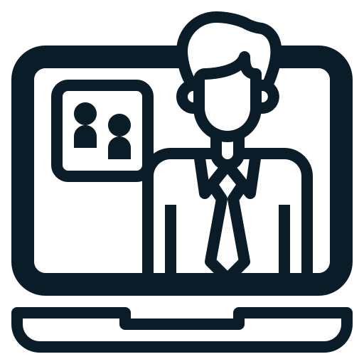 Communication, conferencing, live0, video, videocall, work icon
