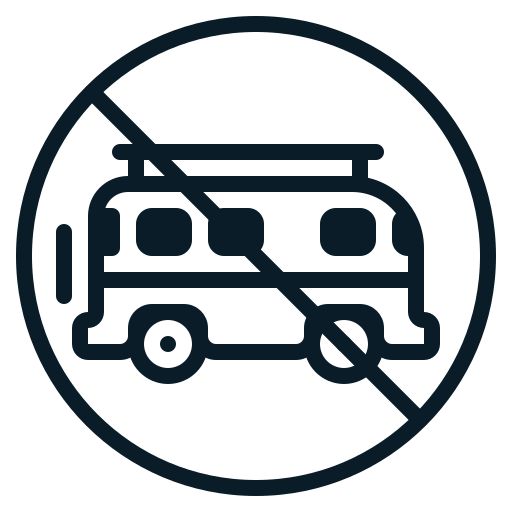 Aviod, ban, bus, coronavirus, covid19, prohibit, traveling0 icon