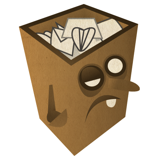 Full, recycle bin, trash icon