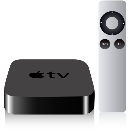 Apple, third generation apple tv, tv icon