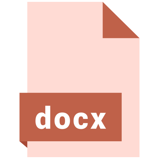 Document, docx, extension, file, format icon