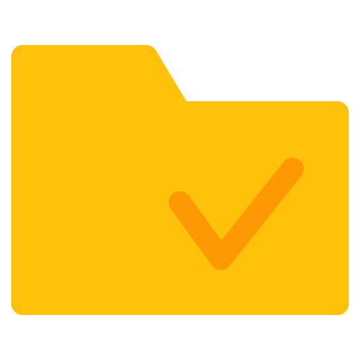 Confirm, doc, document, file, files, folder icon