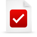 File,Document,Paper,Red ok 
