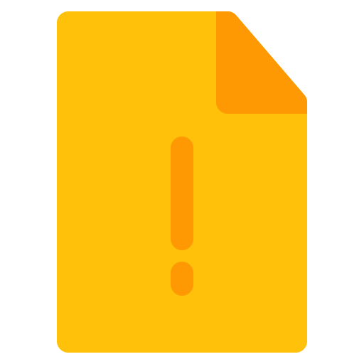 Alert, document, file, files, folder, warning icon