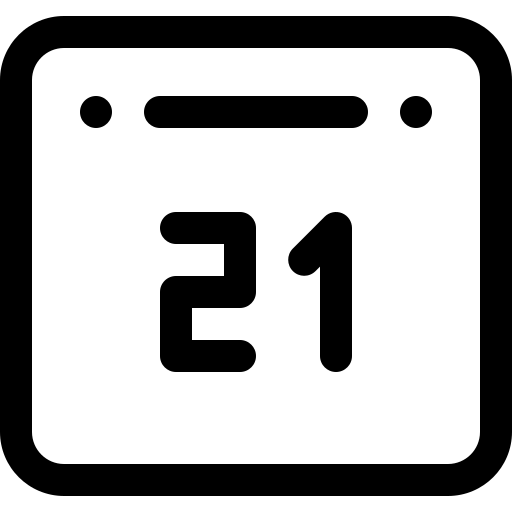 Calendar, date, event, reminder icon