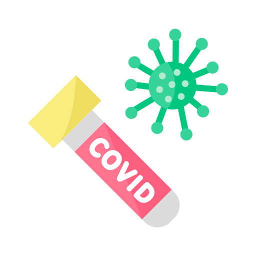 Coronavirus, covid, laboratory, research icon