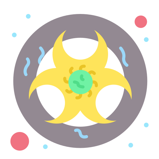 Bio, hazard, lab, science, warning icon