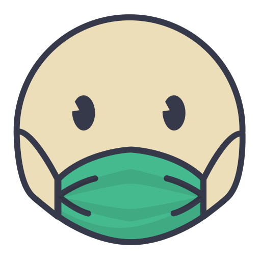 Corona, mask, protection, safety, secure, virus, coronavirus icon