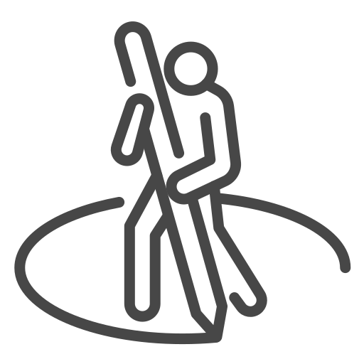 Area, coronavirus, personal, social distancing, space icon