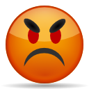 Angry, face icon