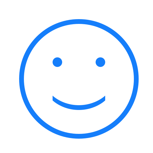 Smiling, face icon