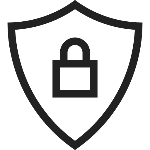 Lock, protection, safety, secure, security, shield, protect icon